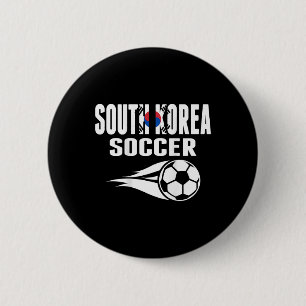 Chapa Redonda De 5 Cm Orgullosos aficionados al fútbol de Corea del Sur 