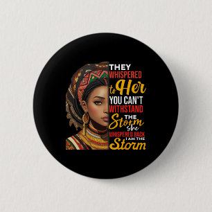 Chapa Redonda De 5 Cm Orgullosos Chicas negros africanos Junetteen Afric