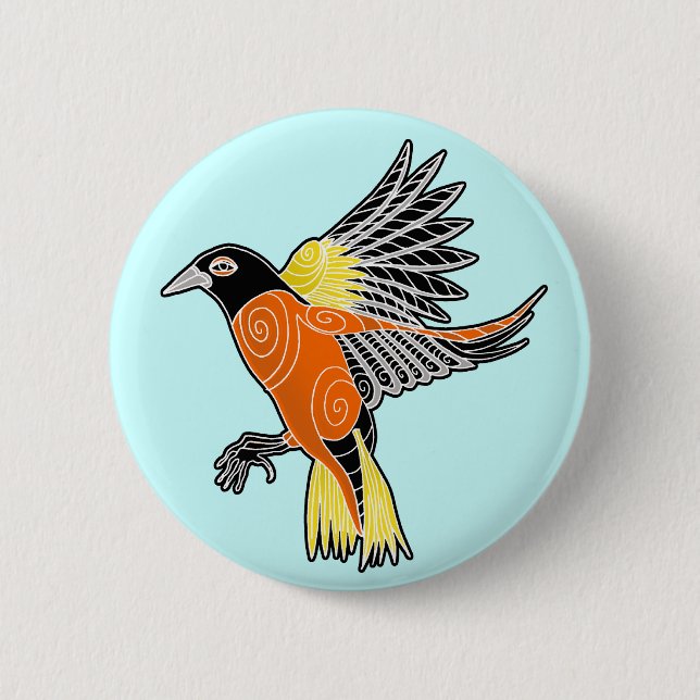 Chapa Redonda De 5 Cm oriale de las mamás de los neferas (Anverso)