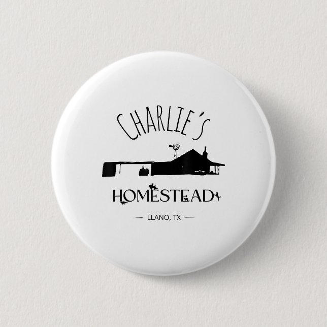 Chapa Redonda De 5 Cm Original Homestead (Anverso)