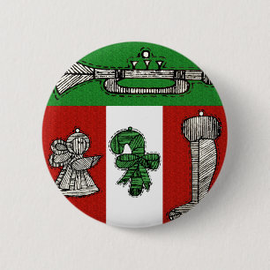 Chapa Redonda De 5 Cm Ornamentos de época
