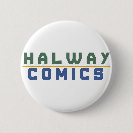 Chapa Redonda De 5 Cm Oro de Halway Comics