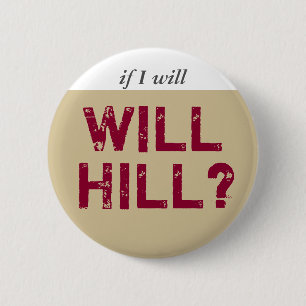Chapa Redonda De 5 Cm Oro gris de Will Hill