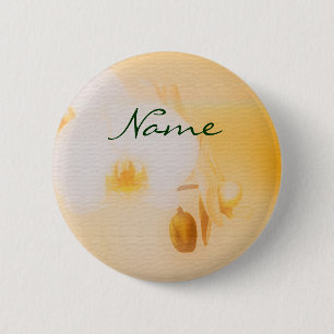 Chapa Redonda De 5 Cm Orquídeas - personalizable
