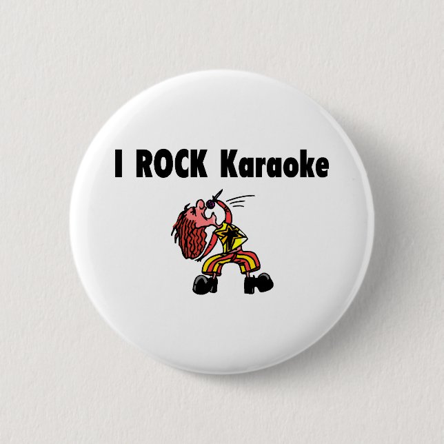 Chapa Redonda De 5 Cm Oscilo Karaoke (Anverso)