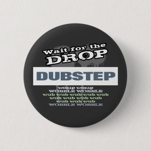 Chapa Redonda De 5 Cm Oscuridad de Dubstep