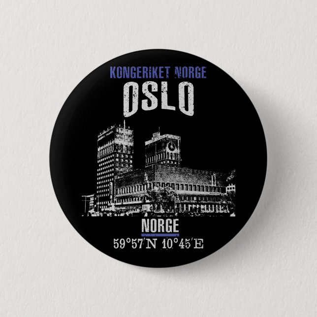Chapa Redonda De 5 Cm Oslo (Anverso)
