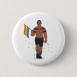 CHAPA REDONDA DE 5 CM OSO DE BANDERA 3