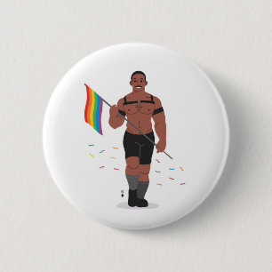 CHAPA REDONDA DE 5 CM OSO DE BANDERA 3