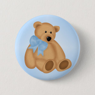 Chapa Redonda De 5 Cm Oso de peluche lindo, para el bebé