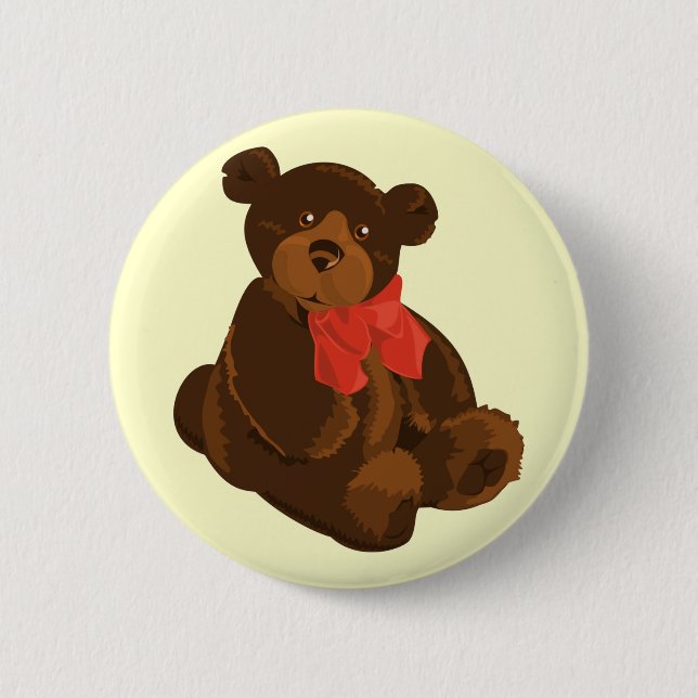 Chapa Redonda De 5 Cm Oso personalizado (Anverso)