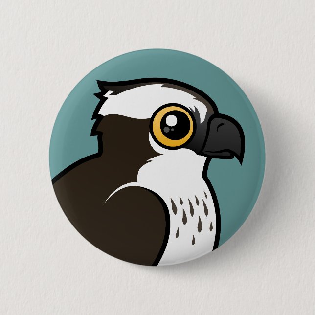 Chapa Redonda De 5 Cm Osprey lindo (Anverso)