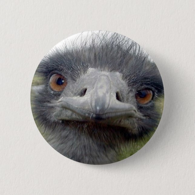 Chapa Redonda De 5 Cm Ostrich (Anverso)