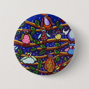 Chapa Redonda De 5 Cm Otus Fiestas  arte folclórico