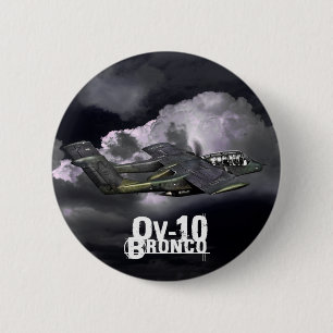 Chapa Redonda De 5 Cm OV-10 Bronco