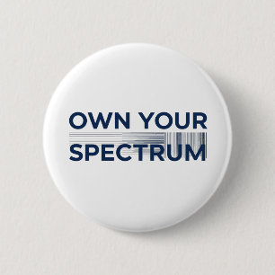 Chapa Redonda De 5 Cm Own Your Spectrum – Mes de la Conciencia del Autis