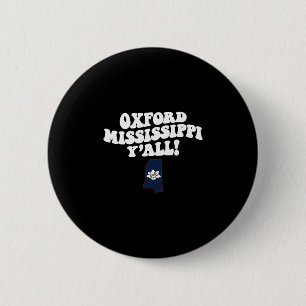 Chapa Redonda De 5 Cm Oxford Mississippi Y'all Ms Vacaciones del Sur
