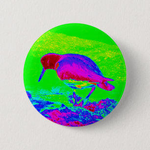Chapa Redonda De 5 Cm Oyster Catcher