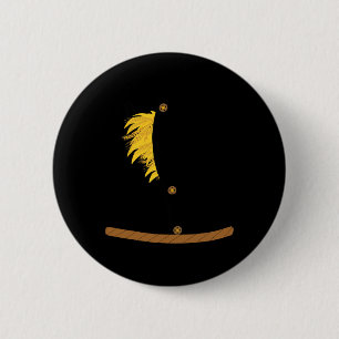 Chapa Redonda De 5 Cm Oz Halloween Scarecrow Costume Art-fun Wizard de O