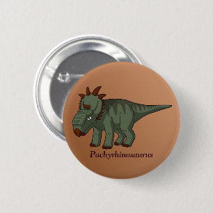 Chapa Redonda De 5 Cm Pachyrhinosaurus