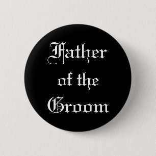 Chapa Redonda De 5 Cm Padre de la Groom