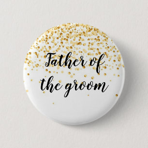 Chapa Redonda De 5 Cm Padre del novio
