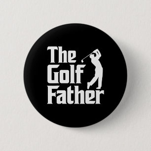 Chapa Redonda De 5 Cm Padre Golfista Regalo Divertido para el Día del Pa