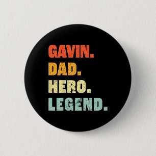 Chapa Redonda De 5 Cm Padre Hero Leyenda Nombre Personalizado Padres D
