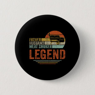 Chapa Redonda De 5 Cm Padre Hussein Meat Smoker Legend Grilling Dad