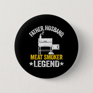 Chapa Redonda De 5 Cm Padre Hussein Meat Smoker Legend Grilling Dad