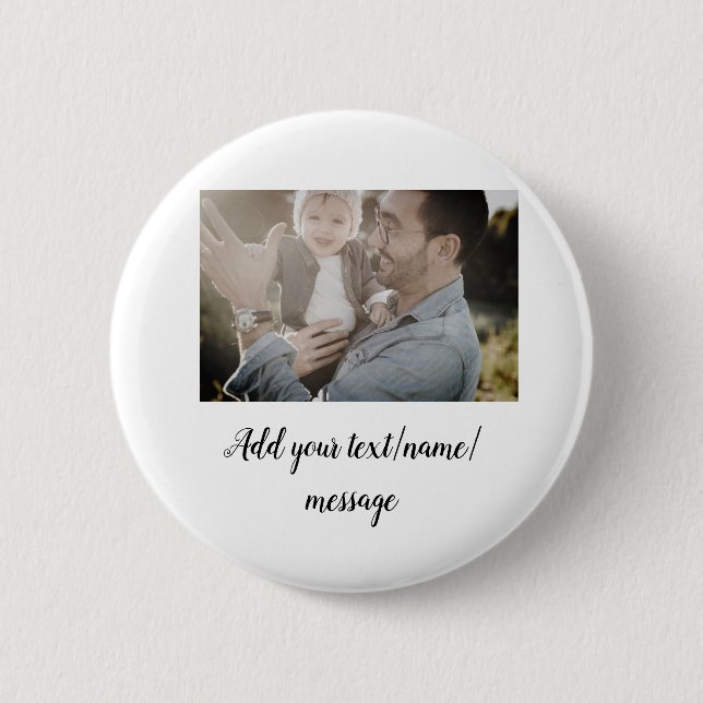 Chapa Redonda De 5 Cm padre, padre, padre, padre... añada foto.......... (Anverso)