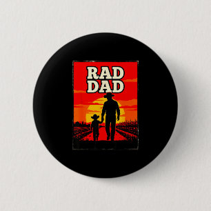 Chapa Redonda De 5 Cm Padre radical padre e hijo agricultor western atar