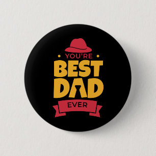 Chapa Redonda De 5 Cm Padre Regalo, Eres El Mejor Papá De La Historia