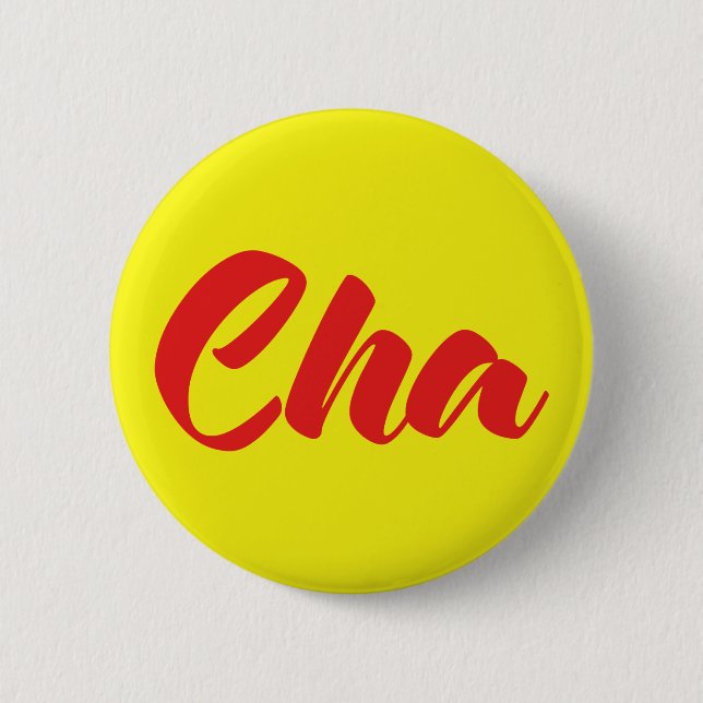 Chapa Redonda De 5 Cm Padre vietnamita - Lenguaje Cha ~ Tien Viene (Anverso)