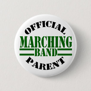 Chapa Redonda De 5 Cm Padres de bandas de marcha oficiales