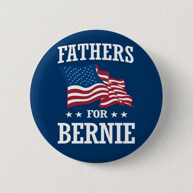 CHAPA REDONDA DE 5 CM PADRES DE BERNIE SANDERS (Anverso)