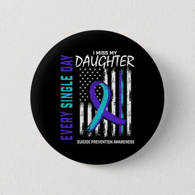 Chapa Redonda De 5 Cm Padres que extraño la prevención de concientizació (Anverso)