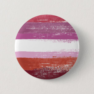 Chapa Redonda De 5 Cm Paint del Orgullo Lesbiano