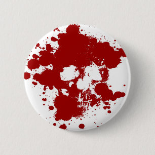 Chapa Redonda De 5 Cm Paint Skull