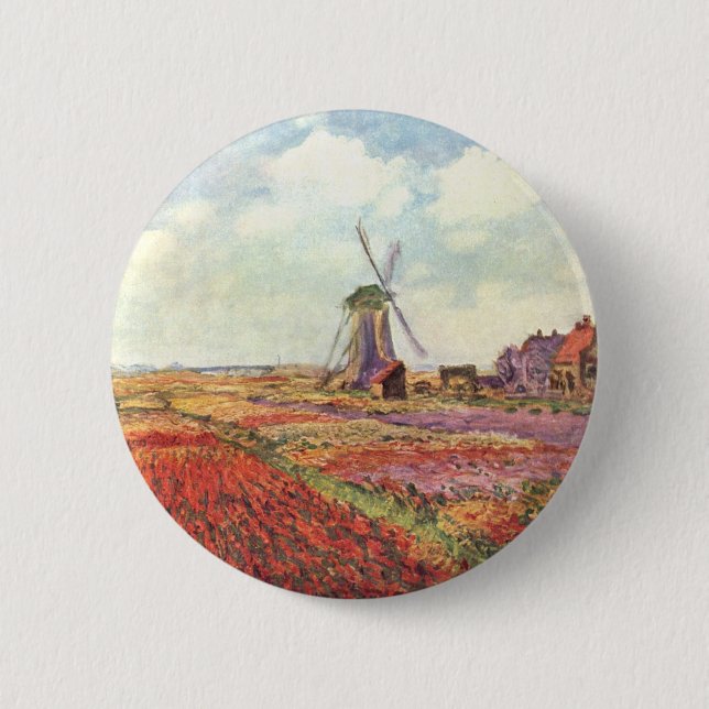 Chapa Redonda De 5 Cm Países Bajos - Monet (Anverso)