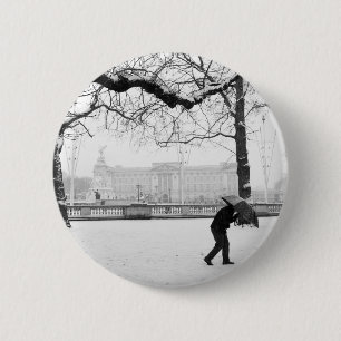 Chapa Redonda De 5 Cm Palacio de Buckingham Londres Inglaterra