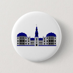 Chapa Redonda De 5 Cm Palacio de Christiansborg