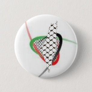 Chapa Redonda De 5 Cm Palestina en nuestros corazones