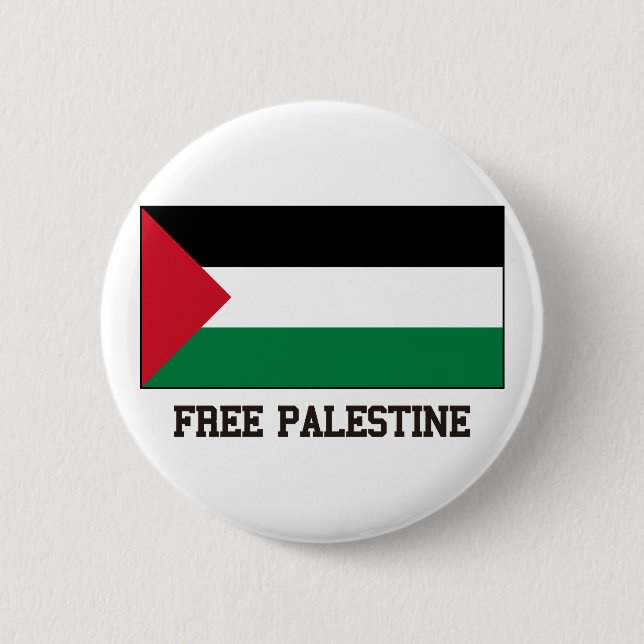 Chapa Redonda De 5 Cm Palestina libre (Anverso)