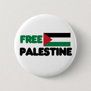 Chapa Redonda De 5 Cm Palestina Libre