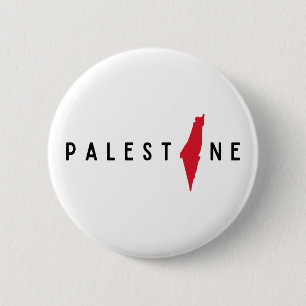 Chapa Redonda De 5 Cm Palestina Libre Gaza