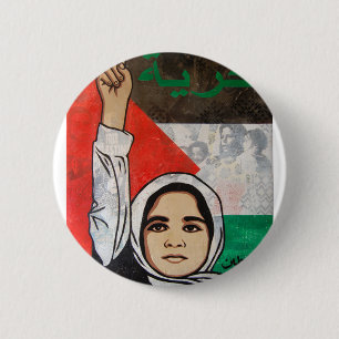 Chapa Redonda De 5 Cm Palestina libre Viva Palestina