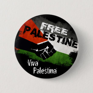 Chapa Redonda De 5 Cm Palestina libre - Viva Palestina