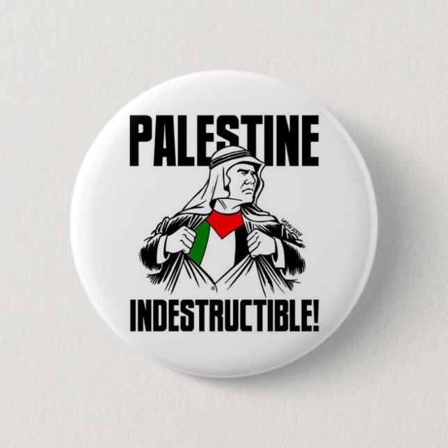 Chapa Redonda De 5 Cm Palestine_Indestructible_by_Latuff2 (Anverso)