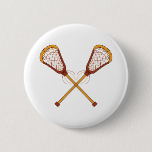Chapa Redonda De 5 Cm Palillos de LaCrosse